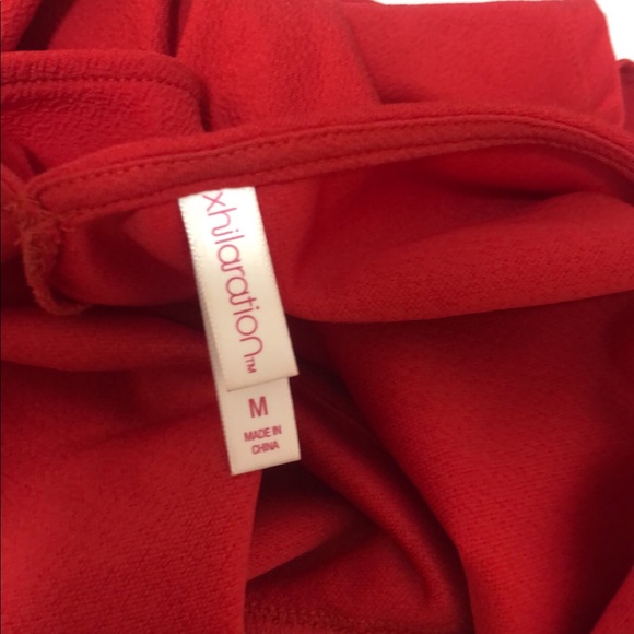 Beautiful Red Dress with Tie Accents - Picture 4 of 5